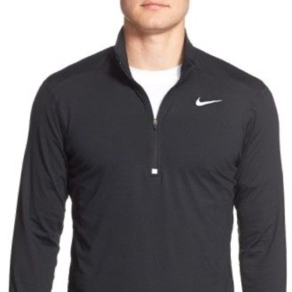 Nike 1/4 zip runners top  with thumb holes